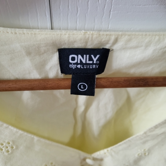 ONLY CRISSY TOP YELLOW SIZE L - Picture 5 of 5